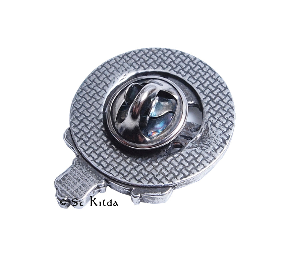 Clan Crest Pins in Pewter - St Kilda