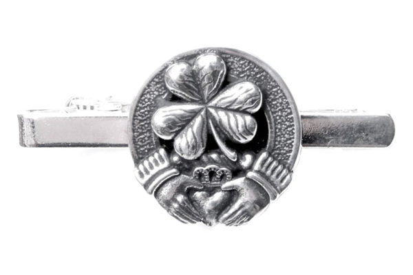 Clan Crest Tie Clips in Pewter - St Kilda