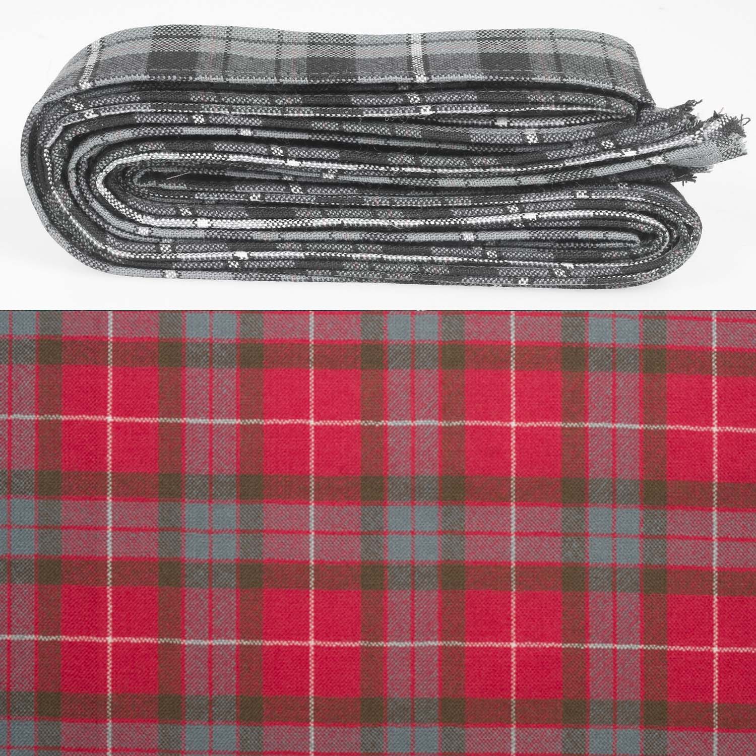Wool Strip Ribbon in Fraser Weathered Tartan - 5 Strips, Choose Your Width, perfect for adding elegance to any event, showcasing high-quality wool tartan craftsmanship.