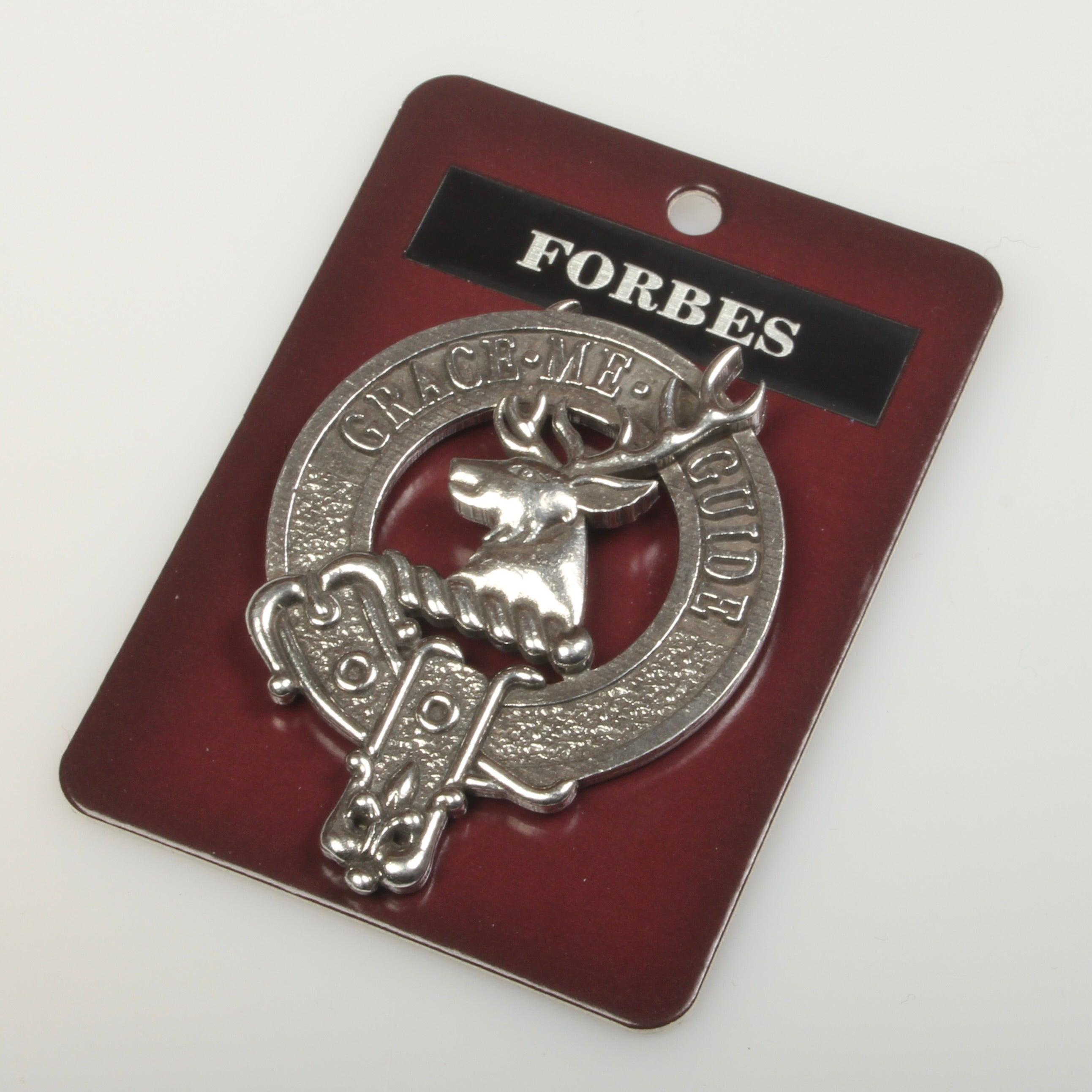 Forbes Clan Crest Badge in Pewter