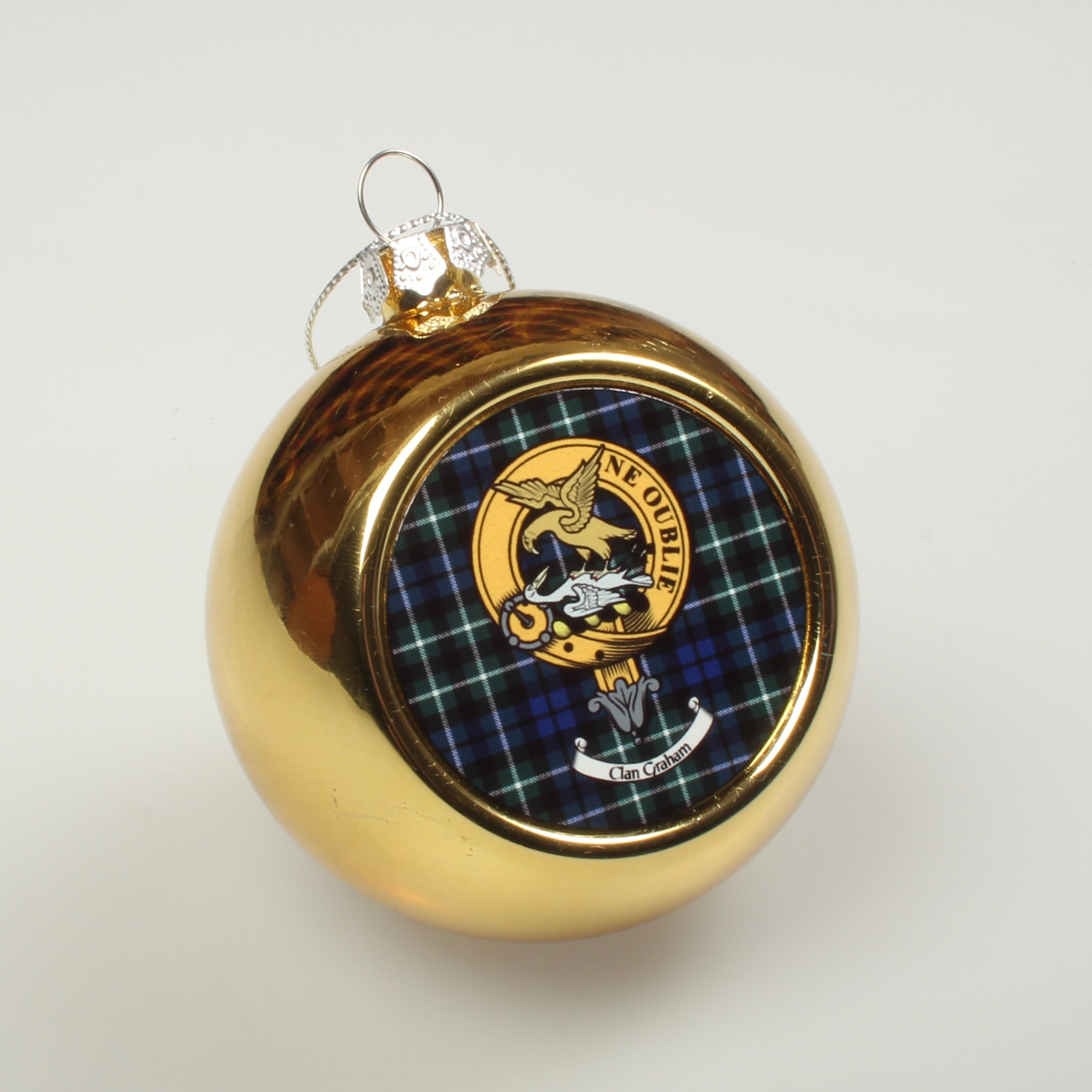 Graham Clan Crest Christmas Bauble - Large