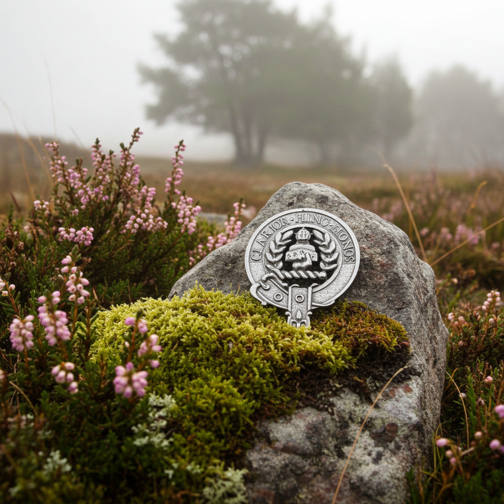 Buchanan Clan Crest Badge in Pewter