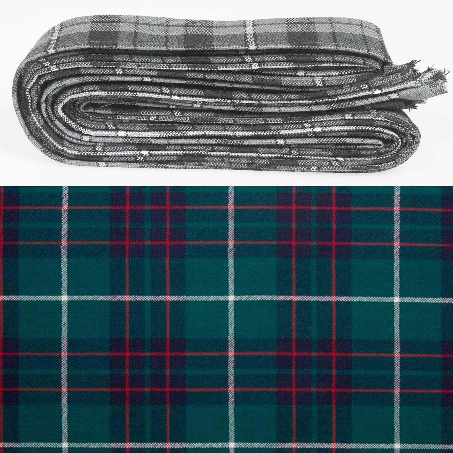 Wool Strip Ribbon in MacIntyre Hunting Modern Tartan - 5 Strips, Choose your Width, perfect for wedding decorations and versatile crafting.