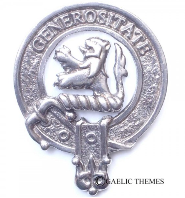 Nicholson Clan Crest Badge in Pewter showcasing its traditional design, perfect for everyday wear or clan gatherings.
