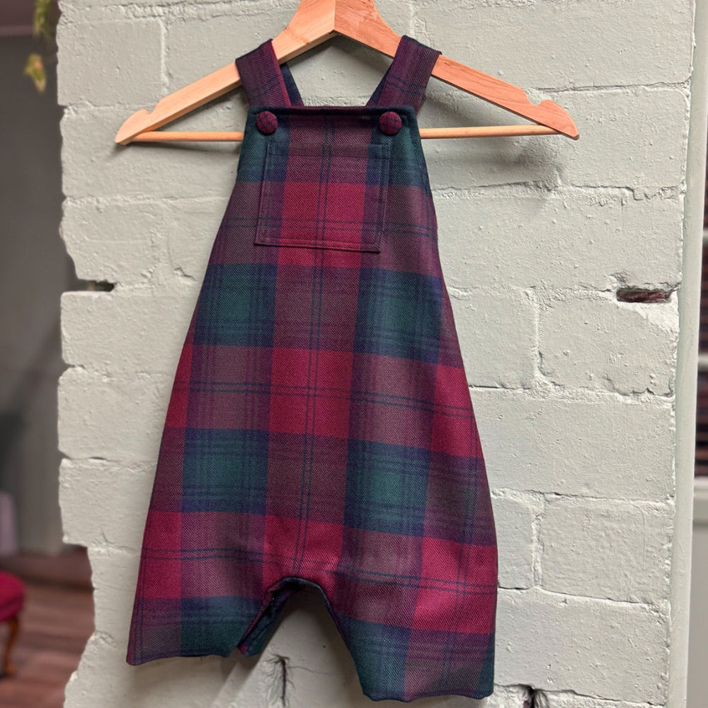 Tartan Dungarees up to Age 4