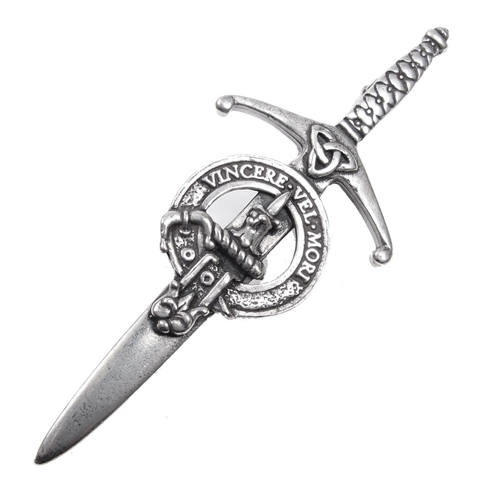 Clan Crest Pewter Kilt Pin with MacDowall Crest