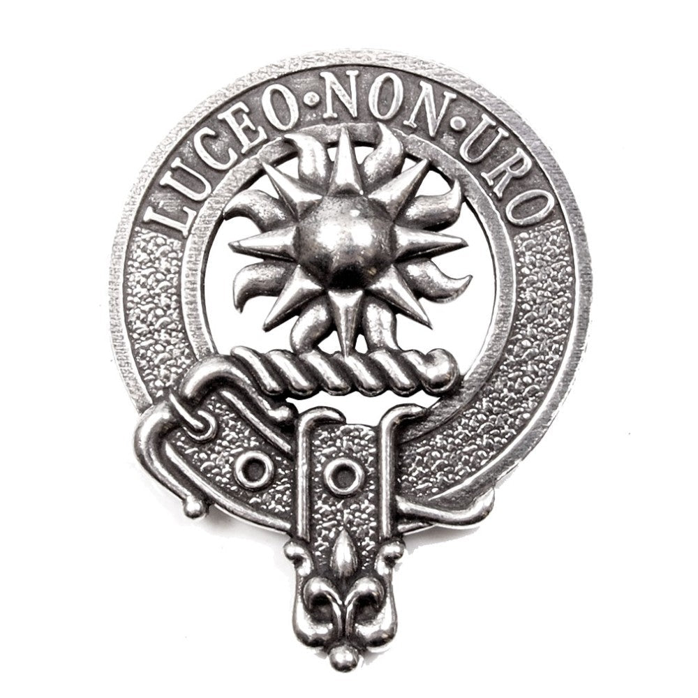 MacLeod of Raasay Clan Crest Badge in Pewter