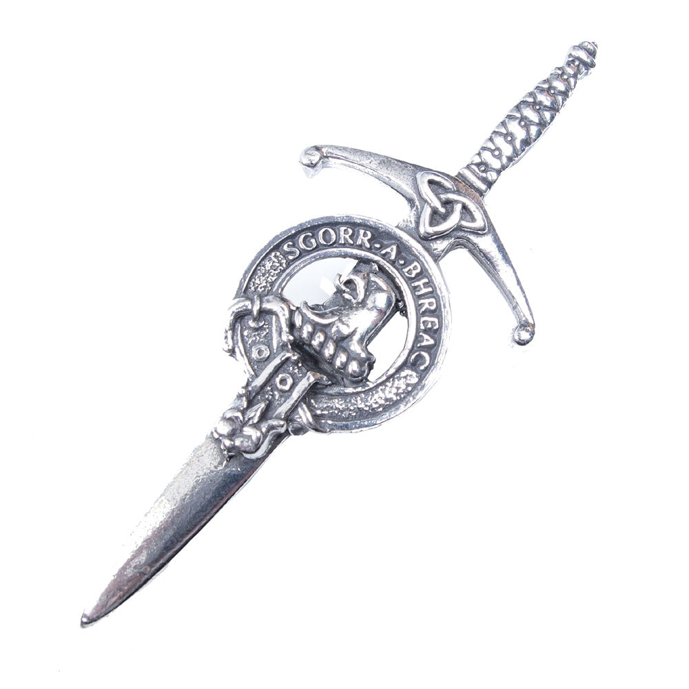 Clan Crest Pewter Kilt Pin with MacNicol Crest