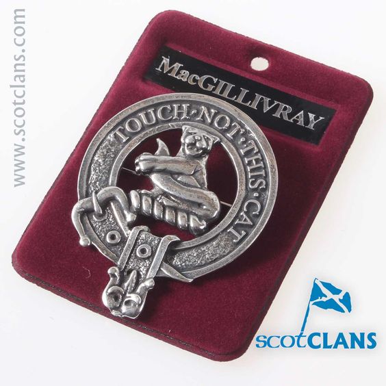 MacGillivray Clan Crest Badge in Pewter, showcasing a traditional design ideal for everyday wear or clan gatherings.