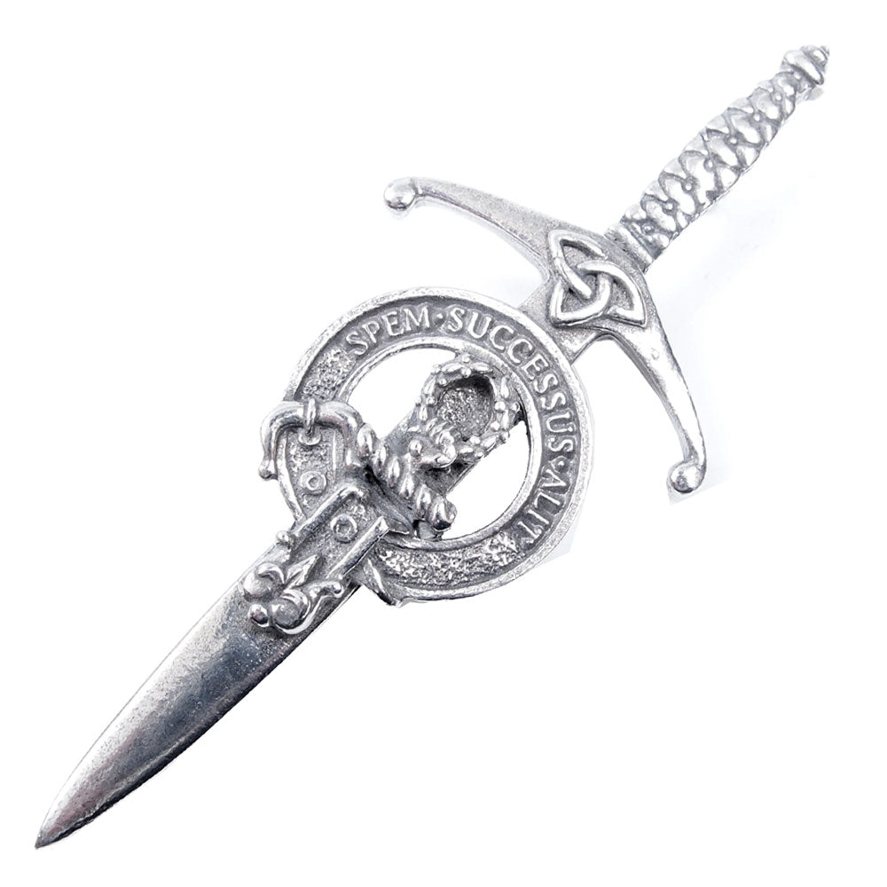 Clan Crest Pewter Kilt Pin with MacTaggart Crest