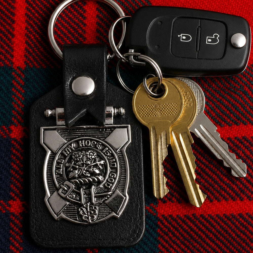 Clan Crest Pewter Key Fob - 120 Clans