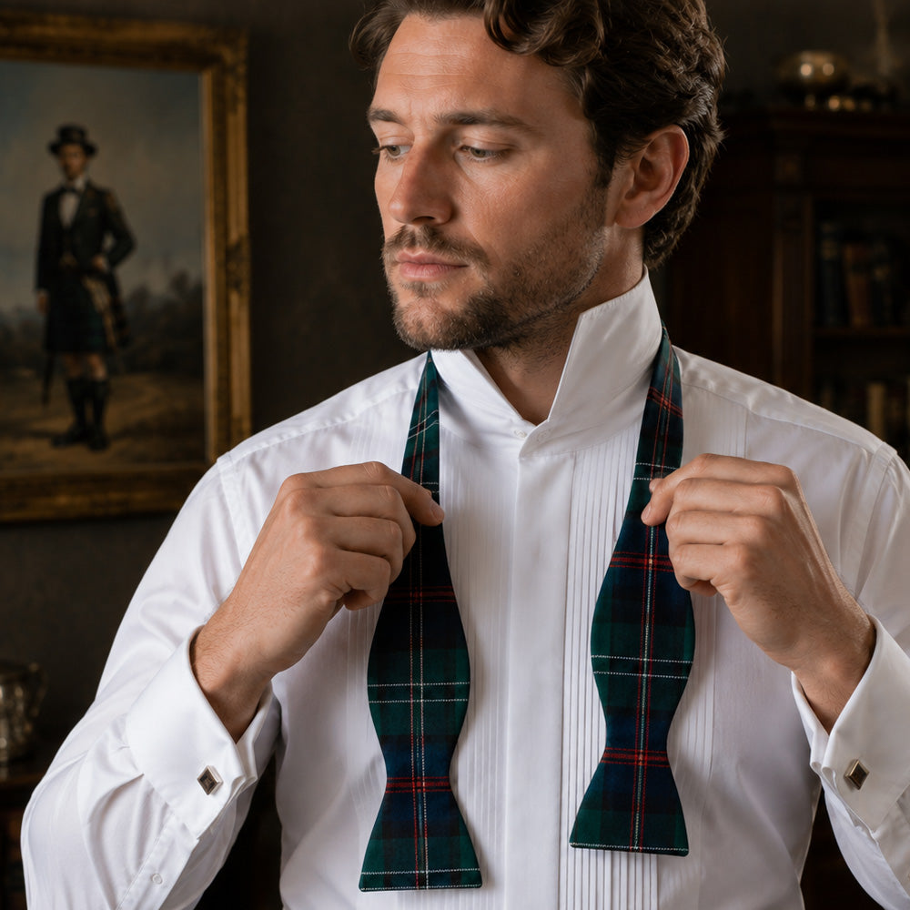 Tartan Self Tie Bow Tie