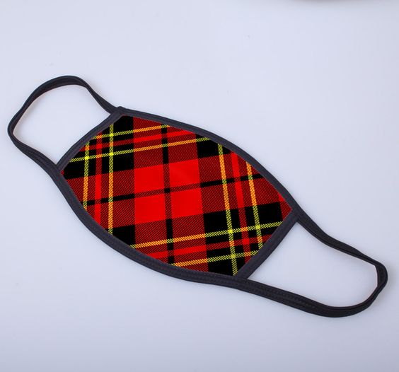 Brodie Tartan Printed Face Mask