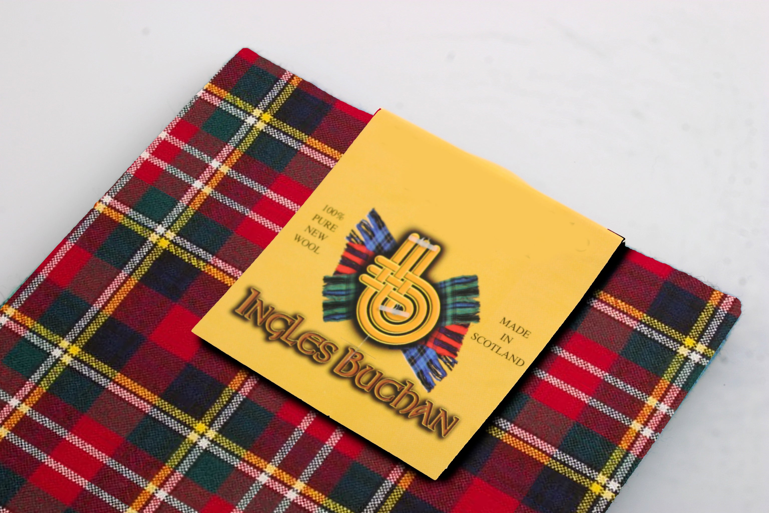 Scarf in Christie Modern Wool Tartan