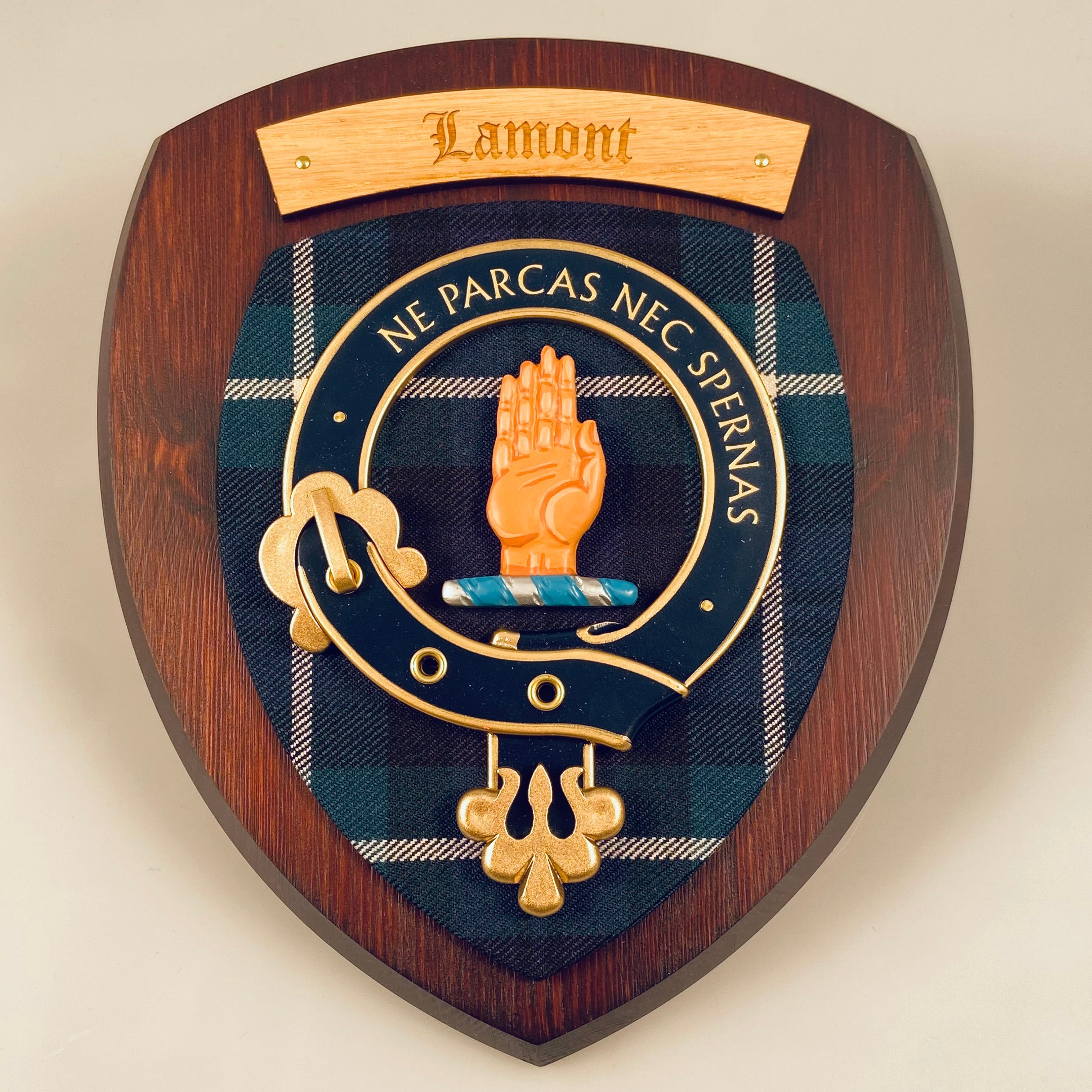 Lamont Clan Crest Plaque