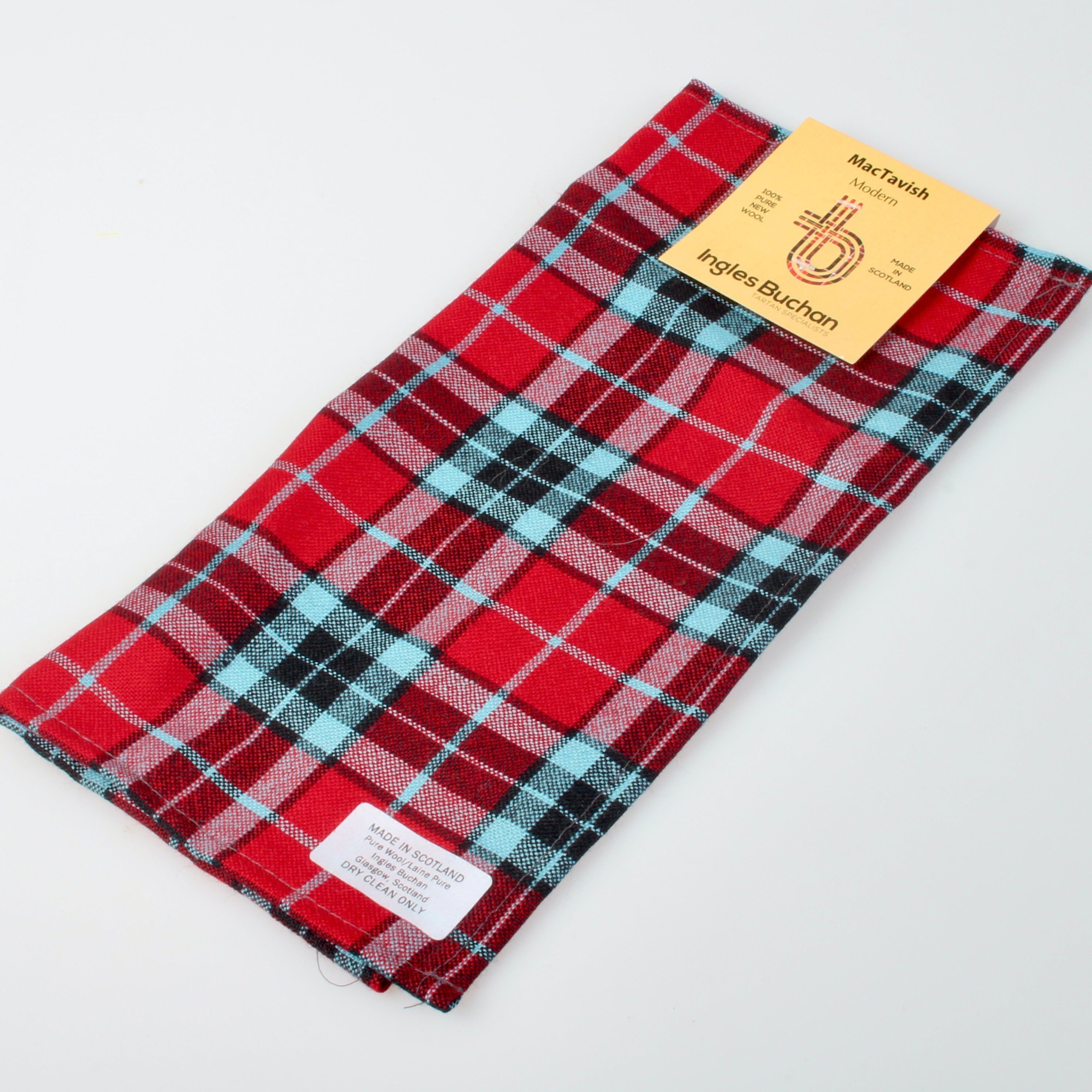 MacTavish Modern Tartan Crest Wall Hanging Banner main image 1