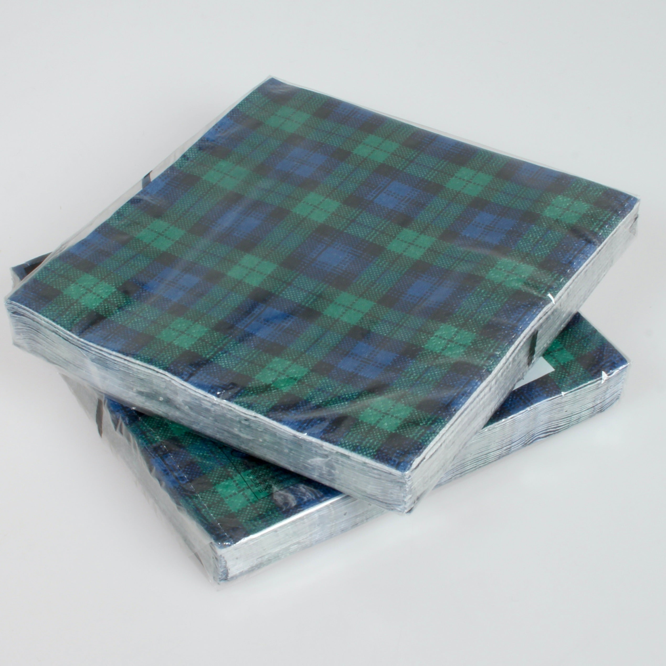 Black Watch Tartan Paper Napkins - Pack of 20 - To clear