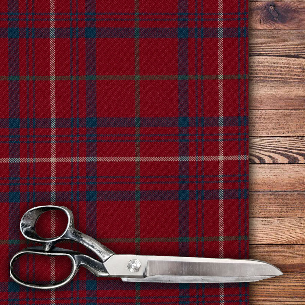 Rose Red Muted - Old and Rare Tartan Medium