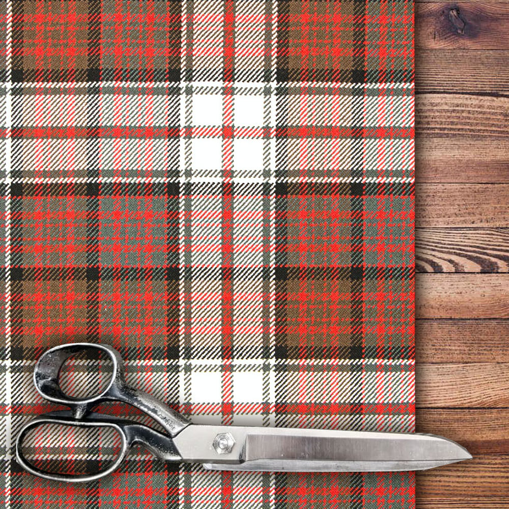 MacDonald Dress Weathered Heavy Weight Tartan per meter