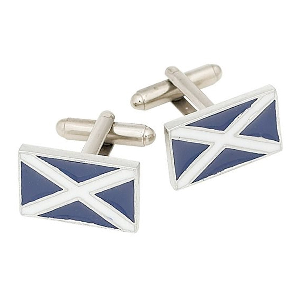 St. Andrews Saltire Enamel Cufflinks