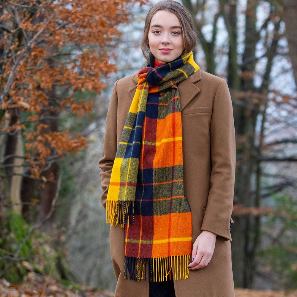 Darwin Oversized Tartan Lambswool Scarves