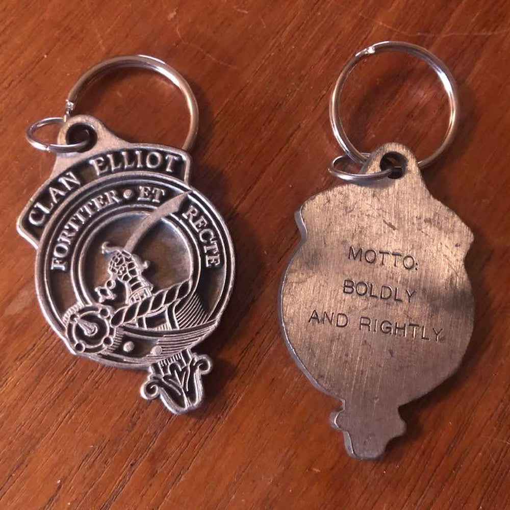 Clan Elliot Metal Keyring