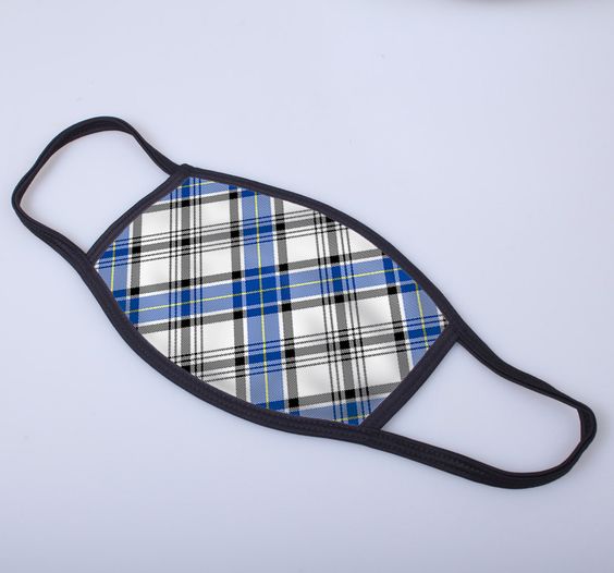 Hannay Tartan Printed Face Mask
