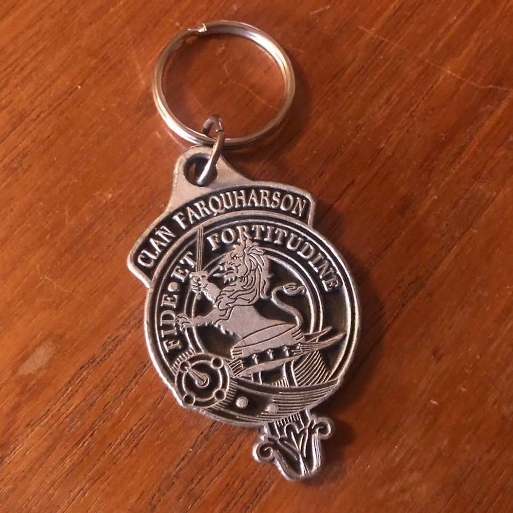Clan Farquharson Metal Keyring