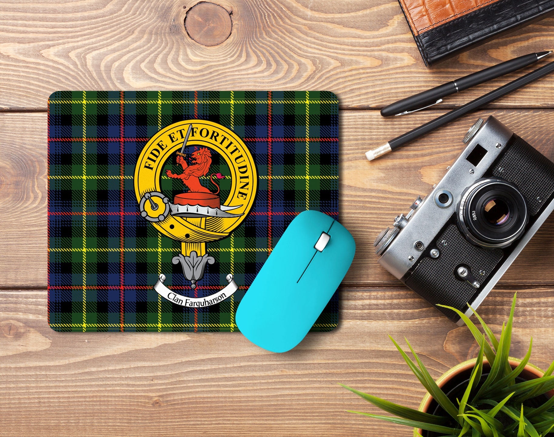 Farquharson Clan Crest Mouse Pad