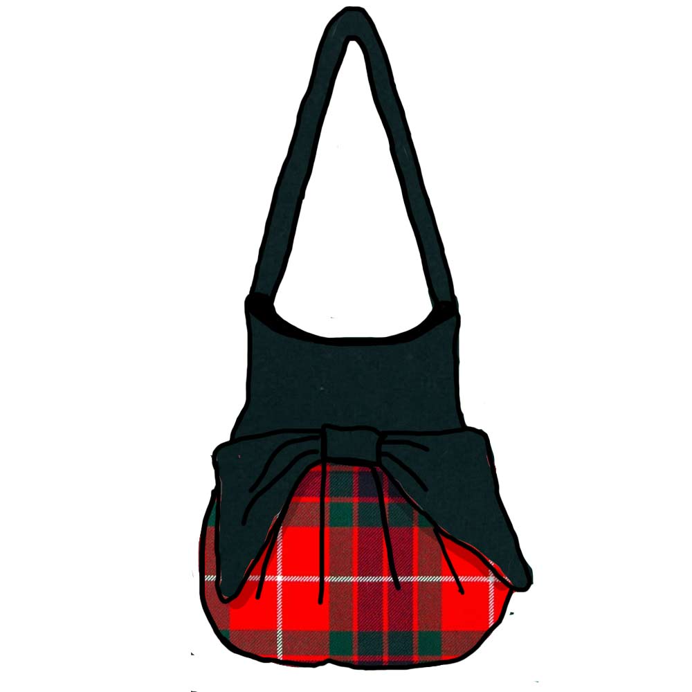 Fraser Red Modern Effie Bag