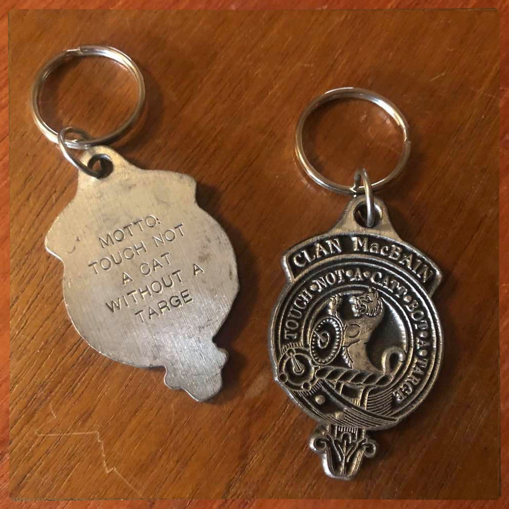 Clan MacBain Metal Keyring