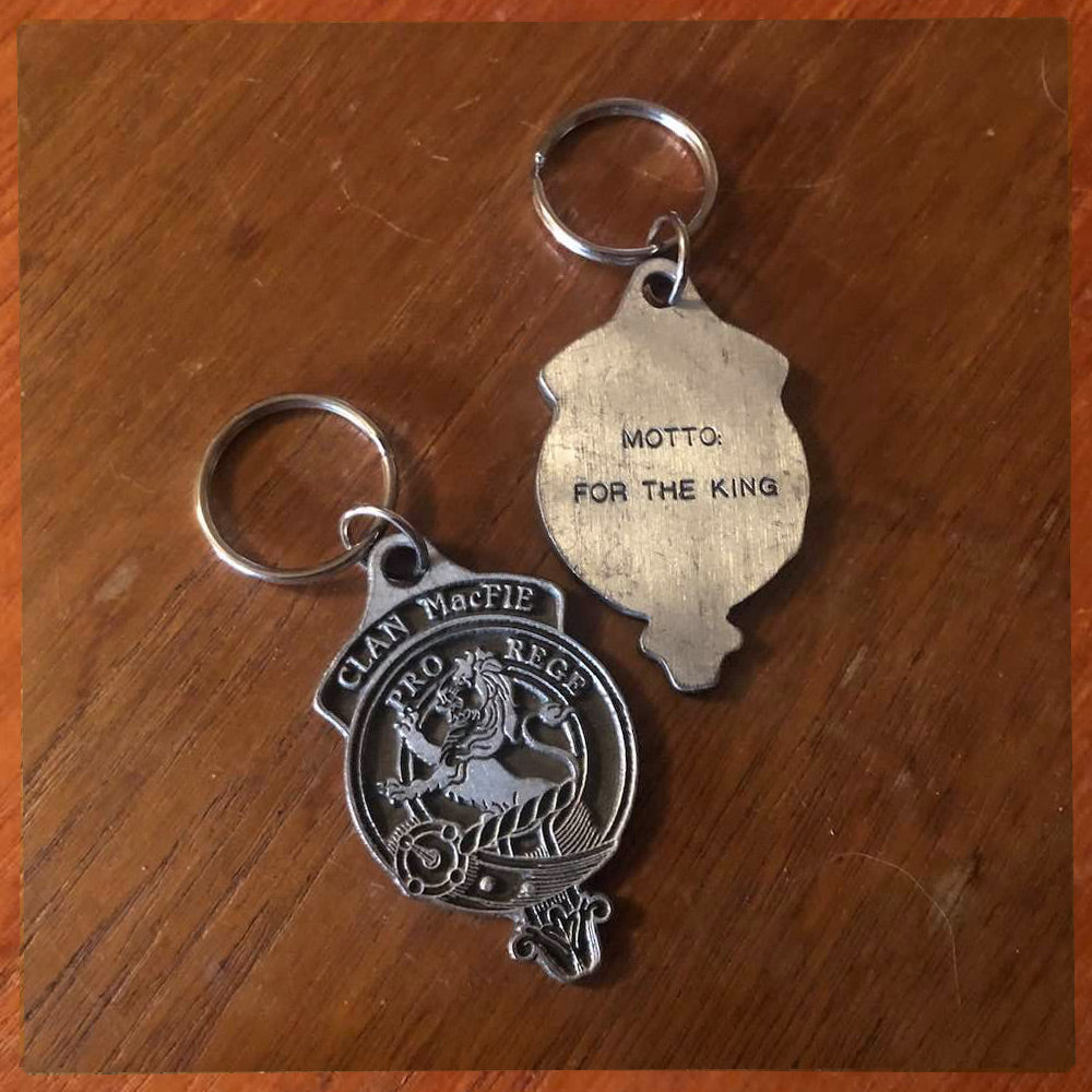 Clan MacFie Metal Keyring