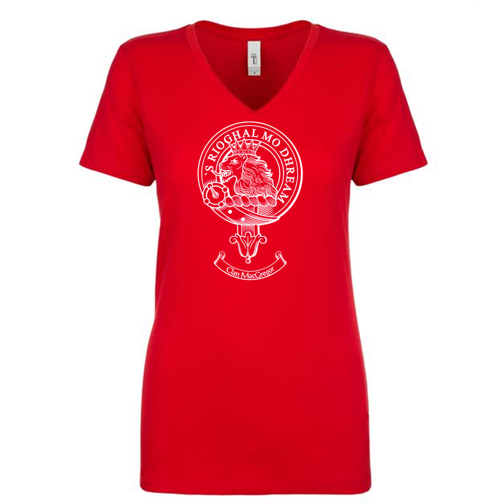 MacGregor Clan Crest Ladies Ouline T-Shirt