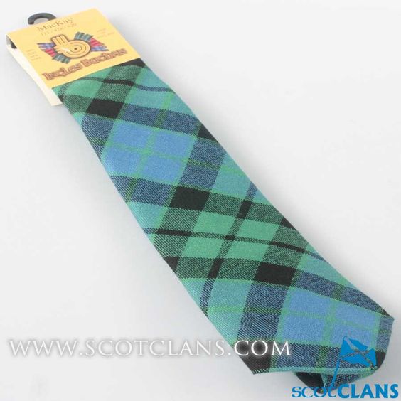 Pure Wool Tie in MacKay Ancient Tartan