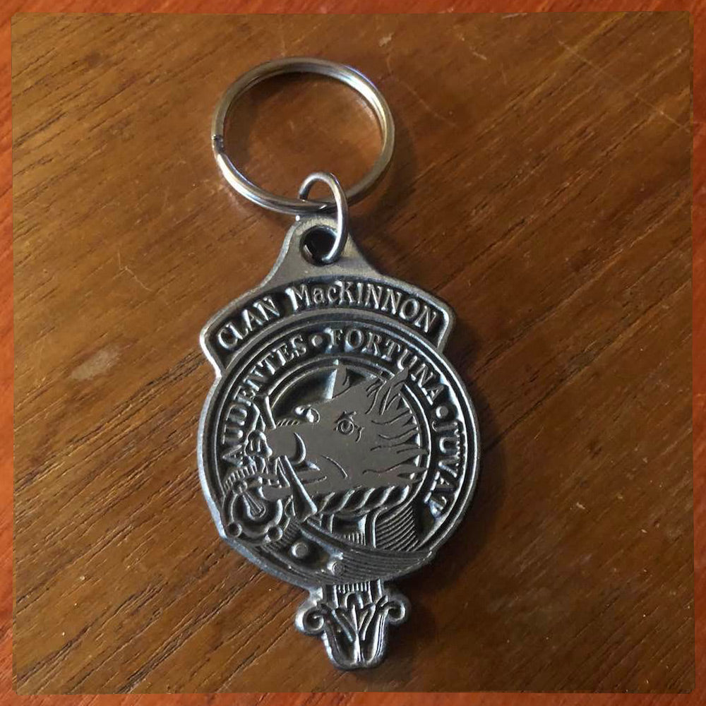 Clan MacKinnon Metal Keyring
