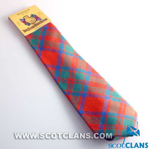 Pure Wool Tie in MacKintosh Ancient Tartan