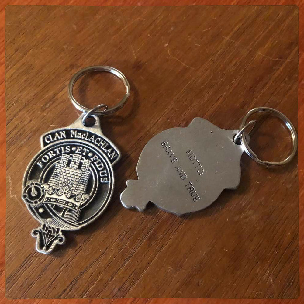 Clan MacLachlan Metal Keyring