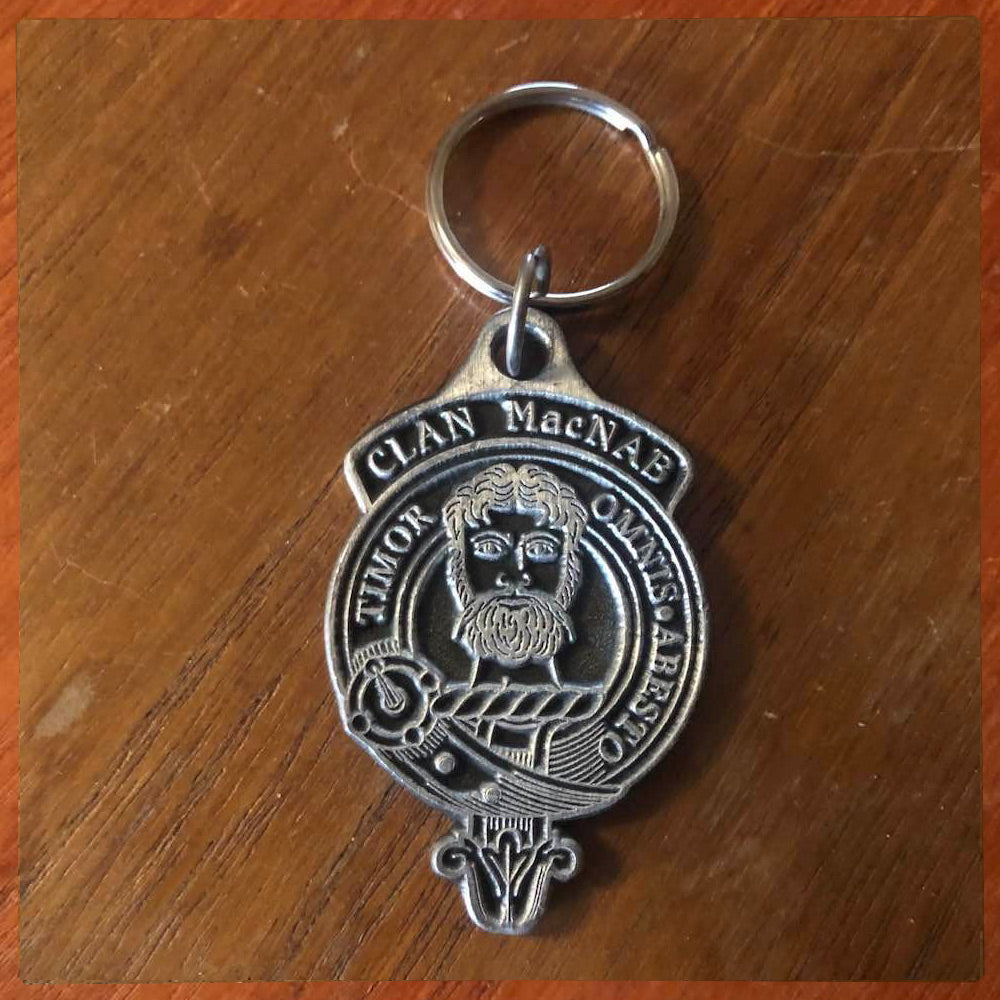 Clan MacIntyre Metal Keyring