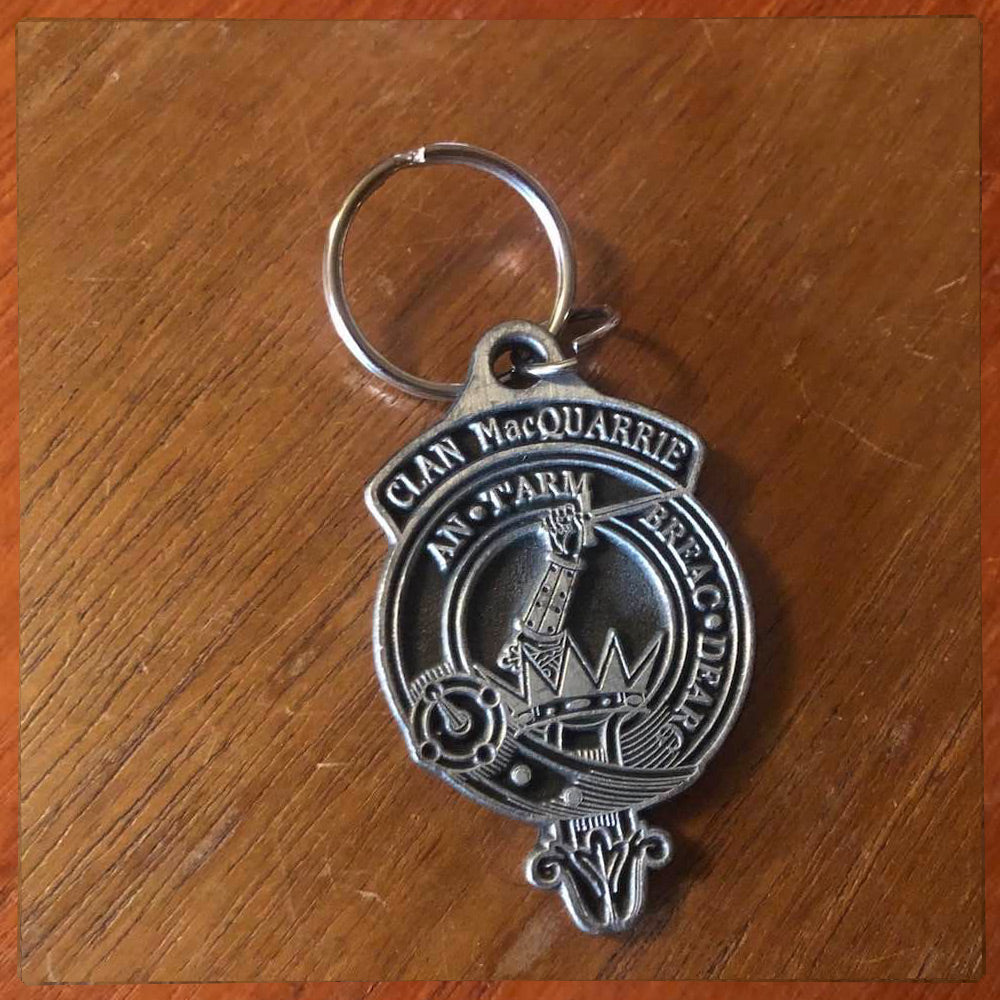 MacQuarrie Metal Keyring