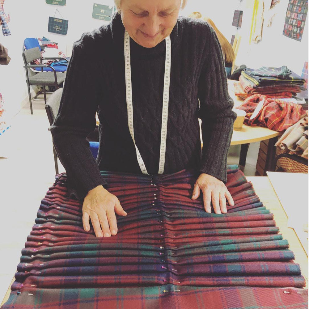 Robertson Red Muted Hand Stitched Kilt