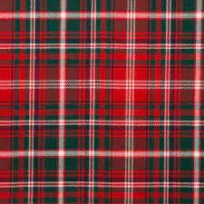Custom Tartan Christmas Stocking with Embroidery