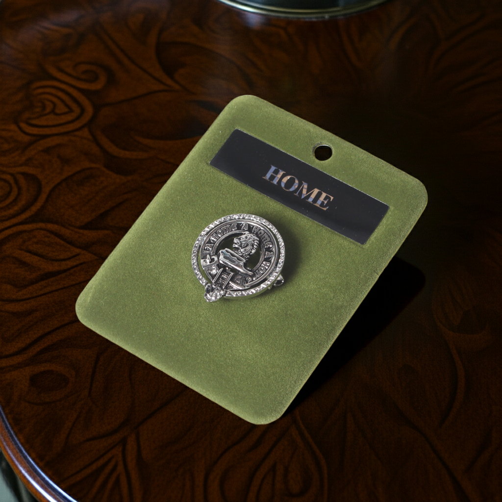 Home Clan Crest Small Pewter Pin Badge