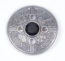 Celtic Spiral Plaid Brooch