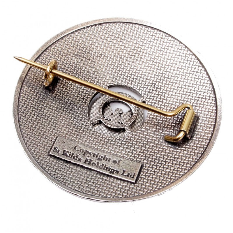 Scottish Clan Crest Saltire Plaid Brooch