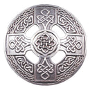 Celtic Cross Plaid Brooch