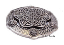 Celtic Key Plaid Brooch