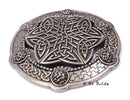 Celtic Key Plaid Brooch
