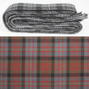 Wool Strip Ribbon in Cameron of Erracht Weathered Tartan showcasing its unique pattern and high-quality wool material, perfect for weddings and special occasions.