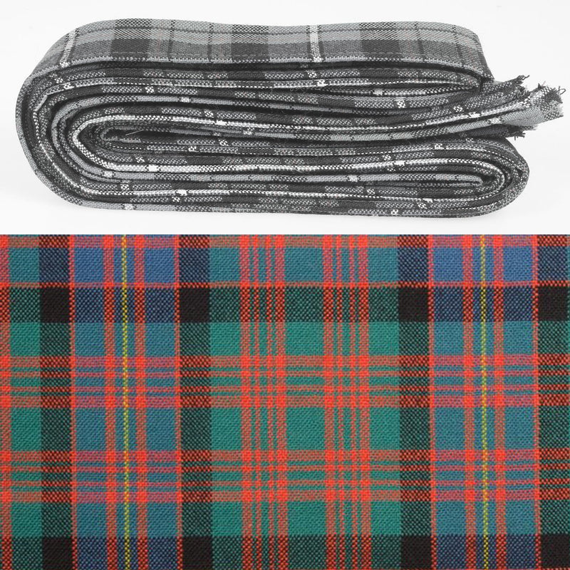 Wool Strip Ribbon in Cochrane Ancient Tartan - 5 Strips, Choose your Width