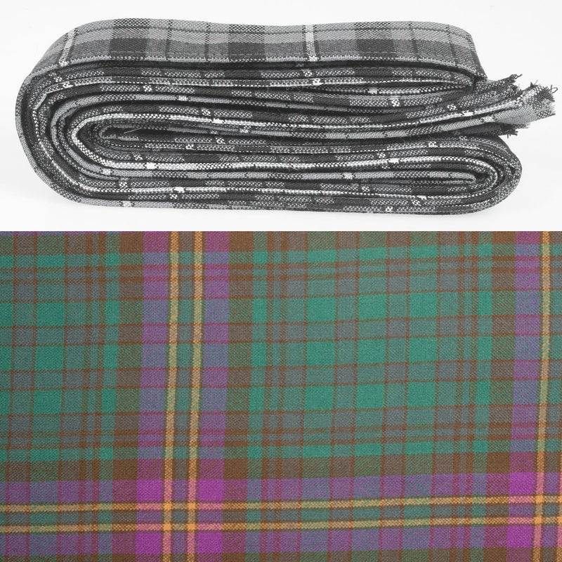 Wool Strip Ribbon in Dalriada Tartan - 5 Strips, Choose your Width